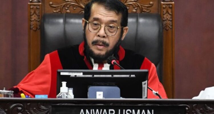 Anwar Usman Ketua MK.